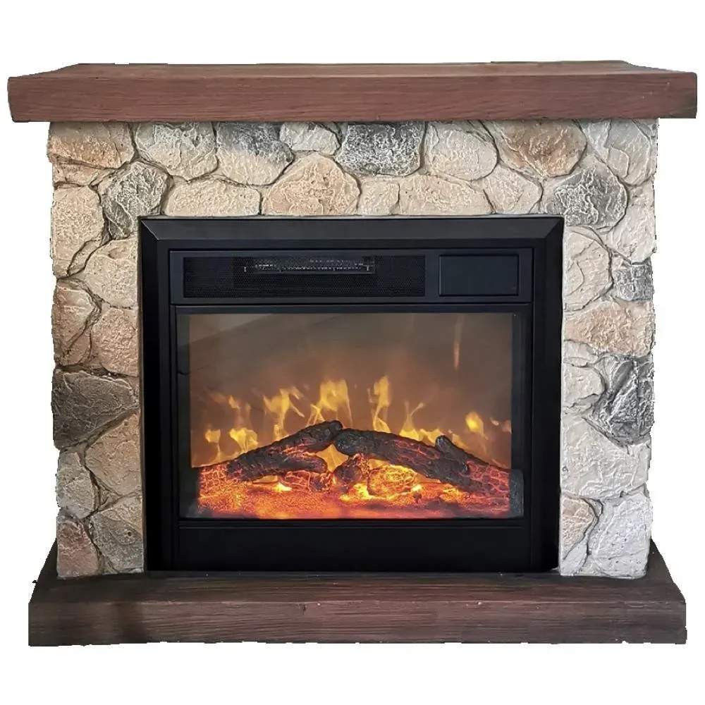 2.5 kW/h stone-style electric fireplace - SASSO 00194 Gmr Trading - 1