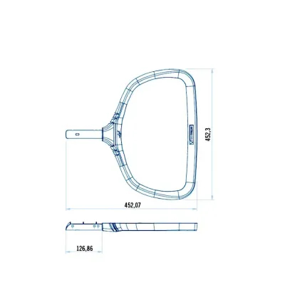 Rete per raccolta sporco in piscina - SERIE SHARK AstralPool - 2