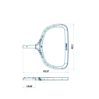 Rete per raccolta sporco in piscina - SERIE SHARK AstralPool - 2