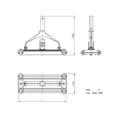 Zwembadmodderstofzuiger - Geanodiseerd geëxtrudeerd aluminium AstralPool - 2