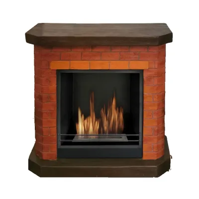 2.5 kW/h brick-style bio fireplace - BRICCHETTO 00260
