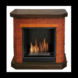 Chimenea de bioetanol estilo ladrillo de 1,5 LT - BRICCHETTO 00260 Gmr - Trading - 1