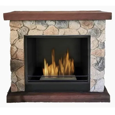 Chimenea bio de estilo piedra 2.5 kW/h - SASSO 00261 Gmr Trading - 1