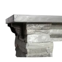 Chimenea bio de estilo piedra gris 2.5 kW/h - TIGULLIO 00263 Gmr Trading - 3