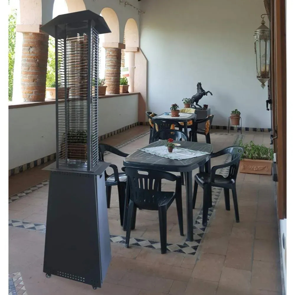 Cheminée bio extérieure à champignons 8,0 kW/h - IRIS 00303 Gmr Trading - 1