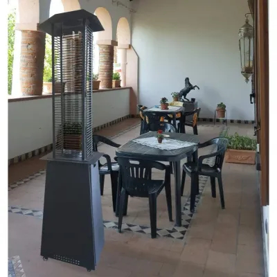 chimenea bio de exterior de hongo 8.0 kW/h - IRIS 00303 Gmr Trading - 1