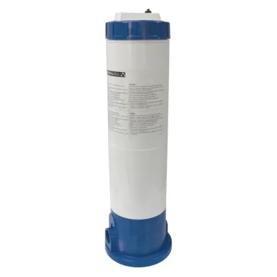 Pool chlorine and bromine dispenser - In-line and off-line